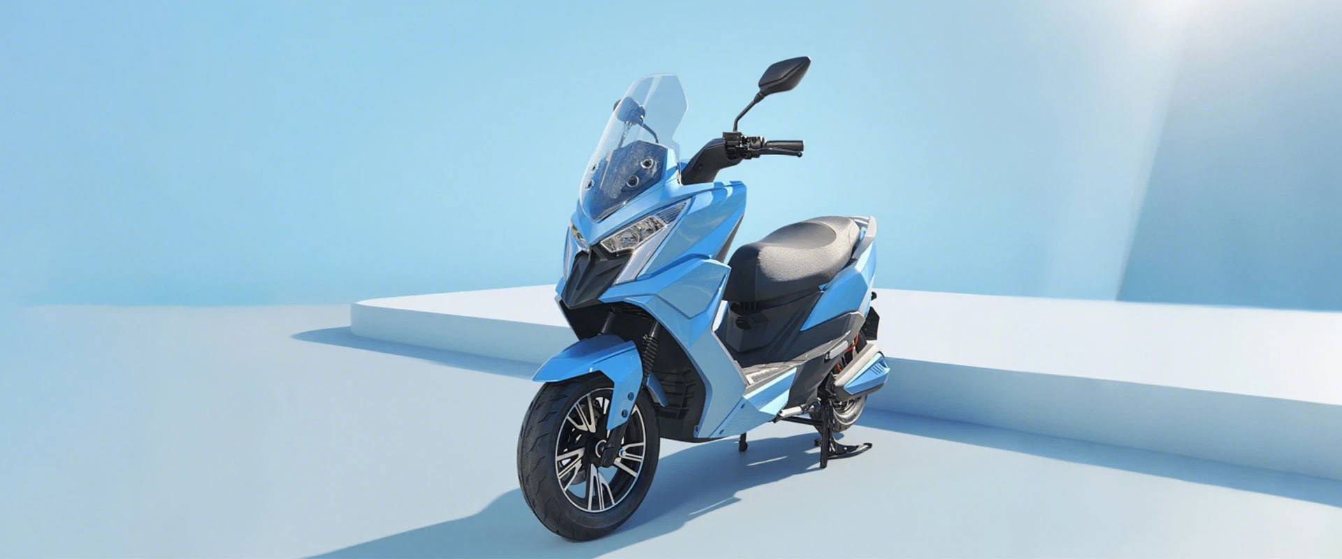 2500W 72V Lead Acid Battery Motorcycle High Speed Long Range Scooter Motorcycle