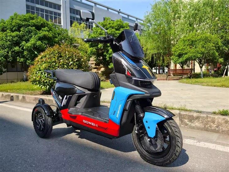 Електричний триколісний велосипед із подвійним двигуном Raptor Shark 72 В – високо-швидкісна їзда 70 км/год